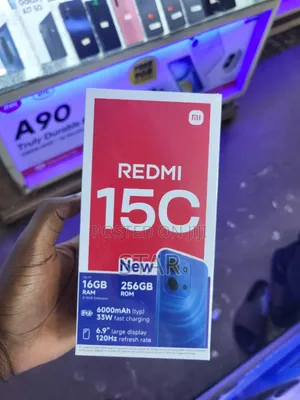 New Xiaomi Redmi 15C 4G 256 GB Black