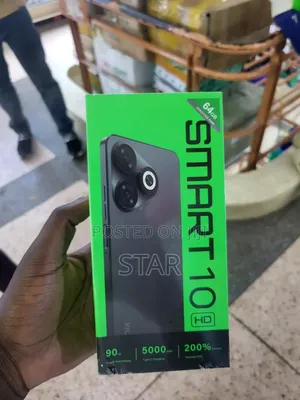 New Infinix Smart 10 HD 64 GB Black