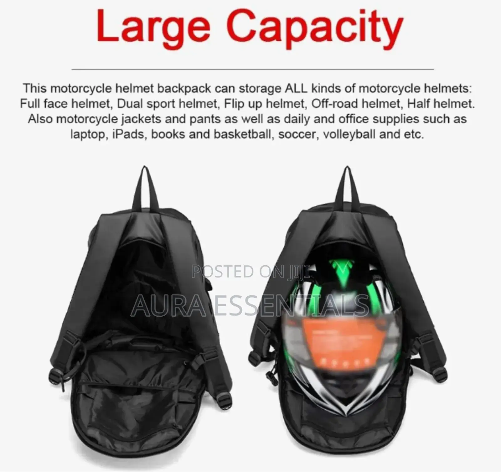 Ponasoo Minimalist, Water-Resistant Backpack