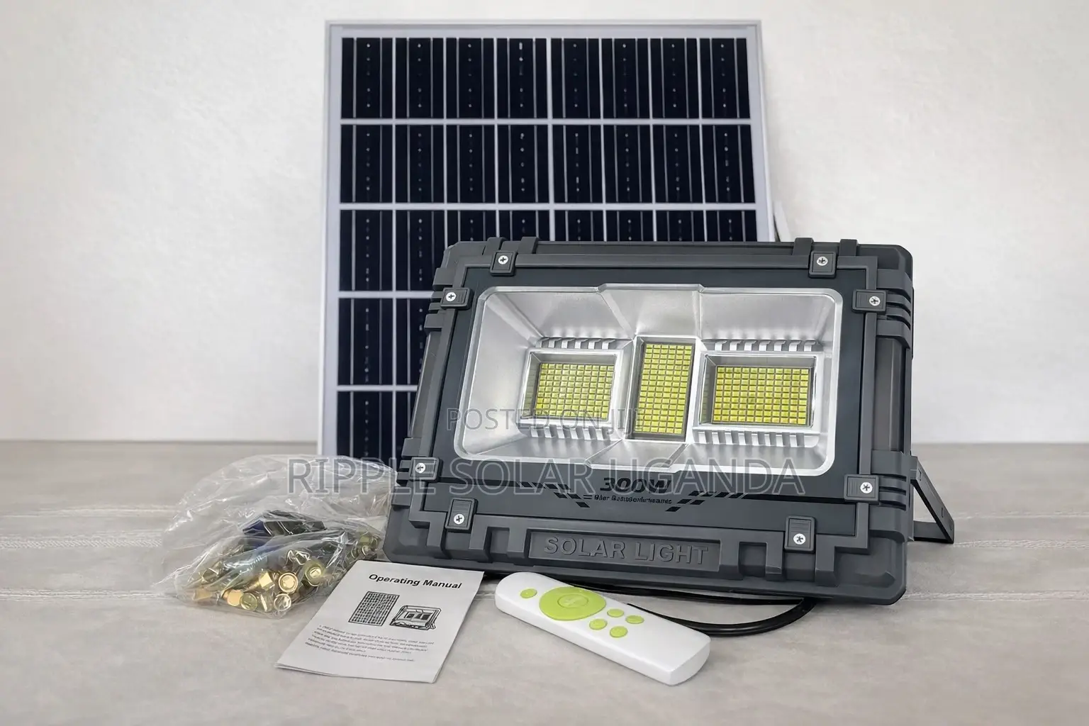 300w Solar Flood Light Security Waterproof Outdoor Kampala