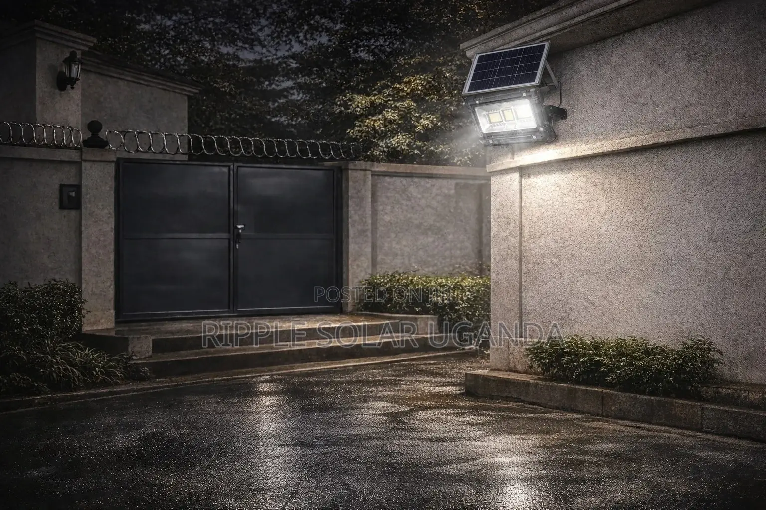 300w Solar Flood Light Security Waterproof Outdoor Kampala