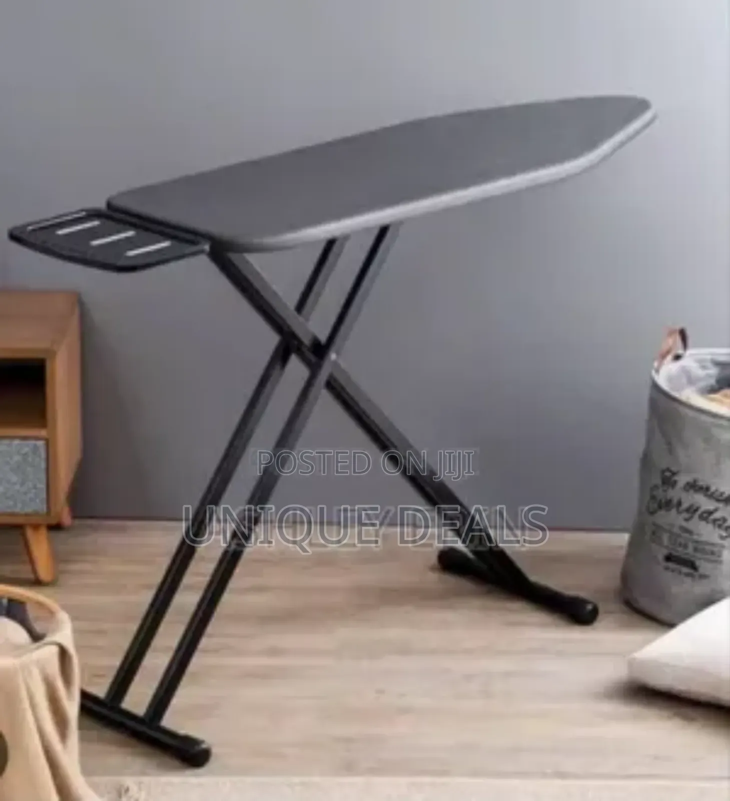 Ironing Board With Iron Rest,Adjustable Height Ironing Table