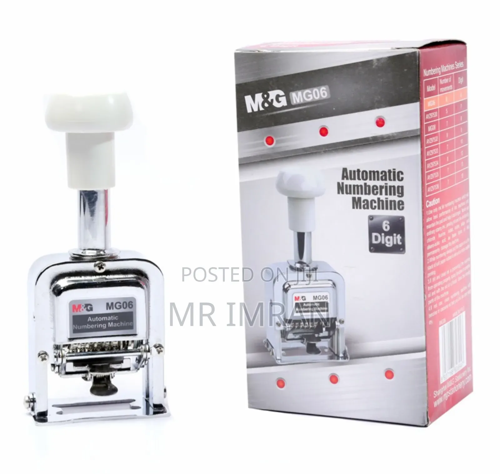 M G Mg06 Automatic Numbering Machine