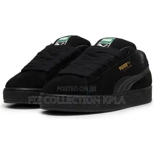 Black Puma Suede