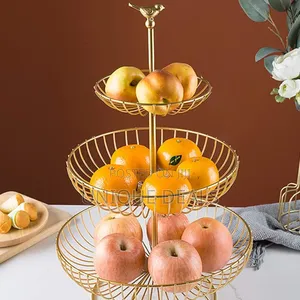 3 Tier Fruit Basket for Counter, Fruit Basket