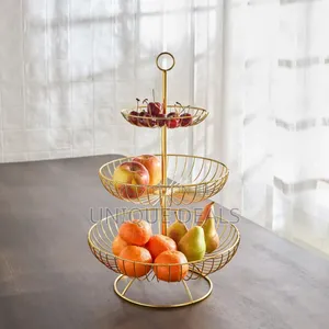 3 Tier Fruit Basket for Counter, Fruit Basket