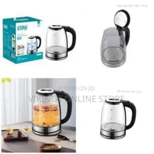 Winningstar 1.8l Ss201 High Borosilicate Glass Electric Kettle
