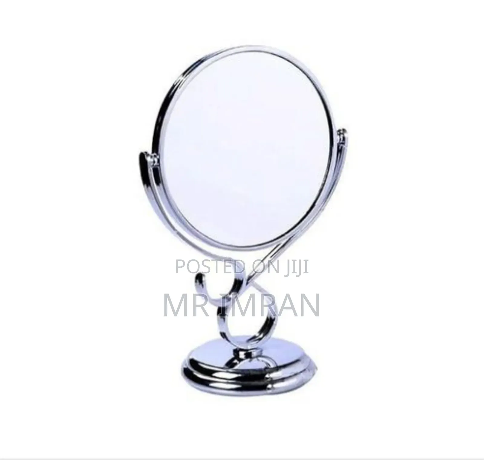 Elegant 360° Rotating Double-Sided Makeup Desktop Mirror