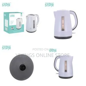 Winning Star 1.7 Litre Cordless Electric Kettle With Transparent