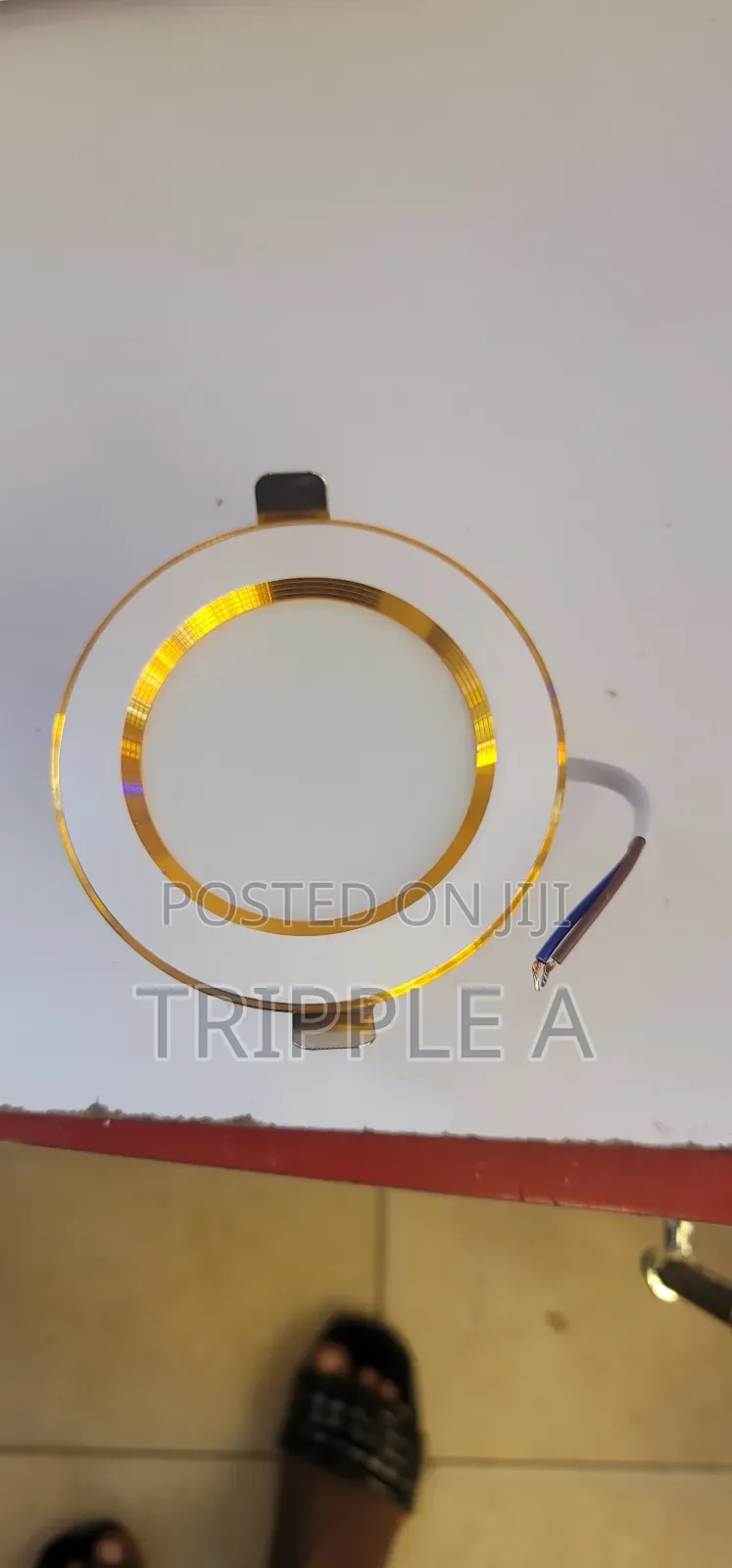 Ceiling Light With Gold
