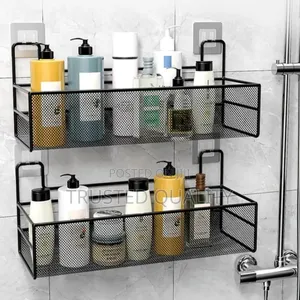 2pcs Metal Bathroom Organizer