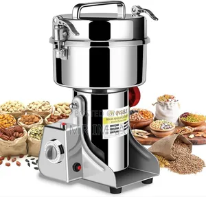 750g High-Speed Stainless Steel Electric Grain Mill Grinder