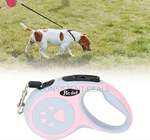 Retractable Dog Leash Single Handed Fast