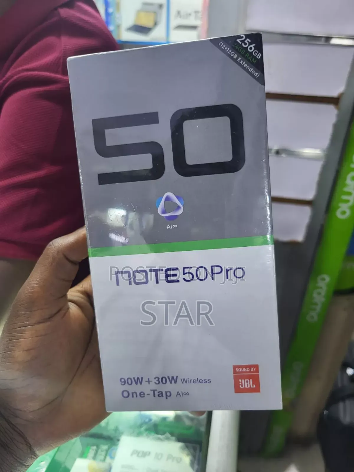 New Infinix Note 50 Pro 256 GB Gray