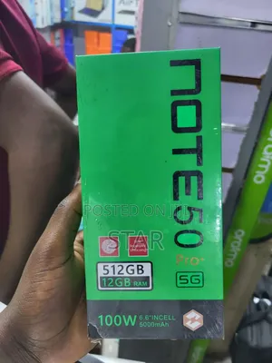 New Infinix Note 50 Pro+ 256 GB Black
