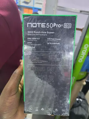 New Infinix Note 50 Pro+ 256 GB Black