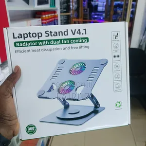 Radiator With Dual Cooling Fan Laptop Stand