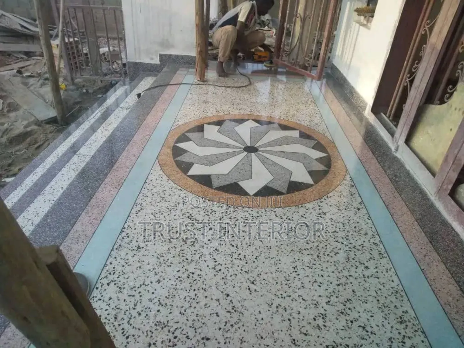 Terazo Floor Installed Katale