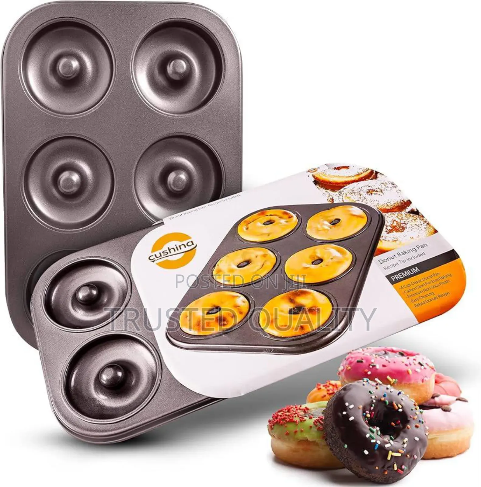 6 Cup Non Stick Donut Pan