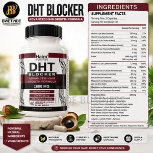 DHT Blocker Hair Growth Supplement - Biotin Saw Palmetto