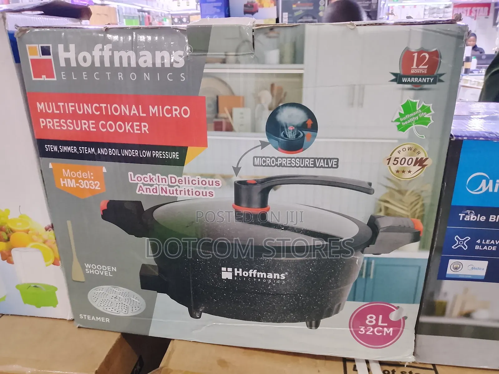 8l Hoffmans Multifunctional Micro Pressure Cooker (Model Hm-3032).