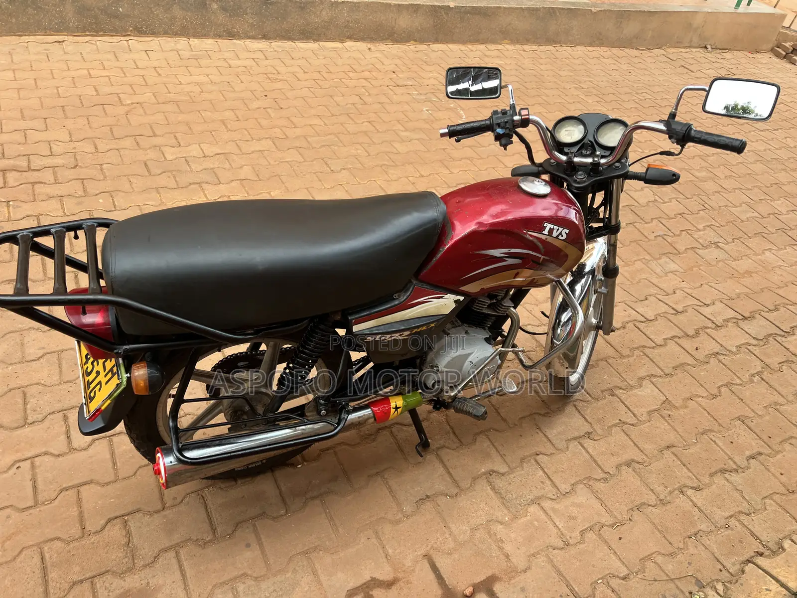 TVS XL 100 2018 Red