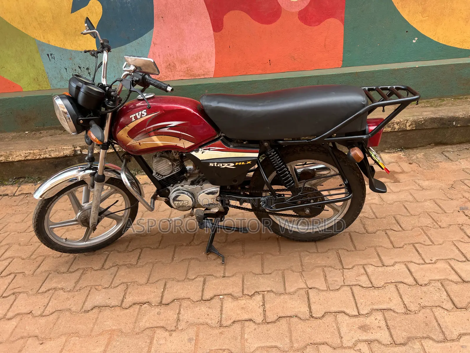 TVS XL 100 2018 Red