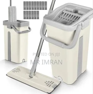 Self-Cleaning Flat Mop and Bucket Set