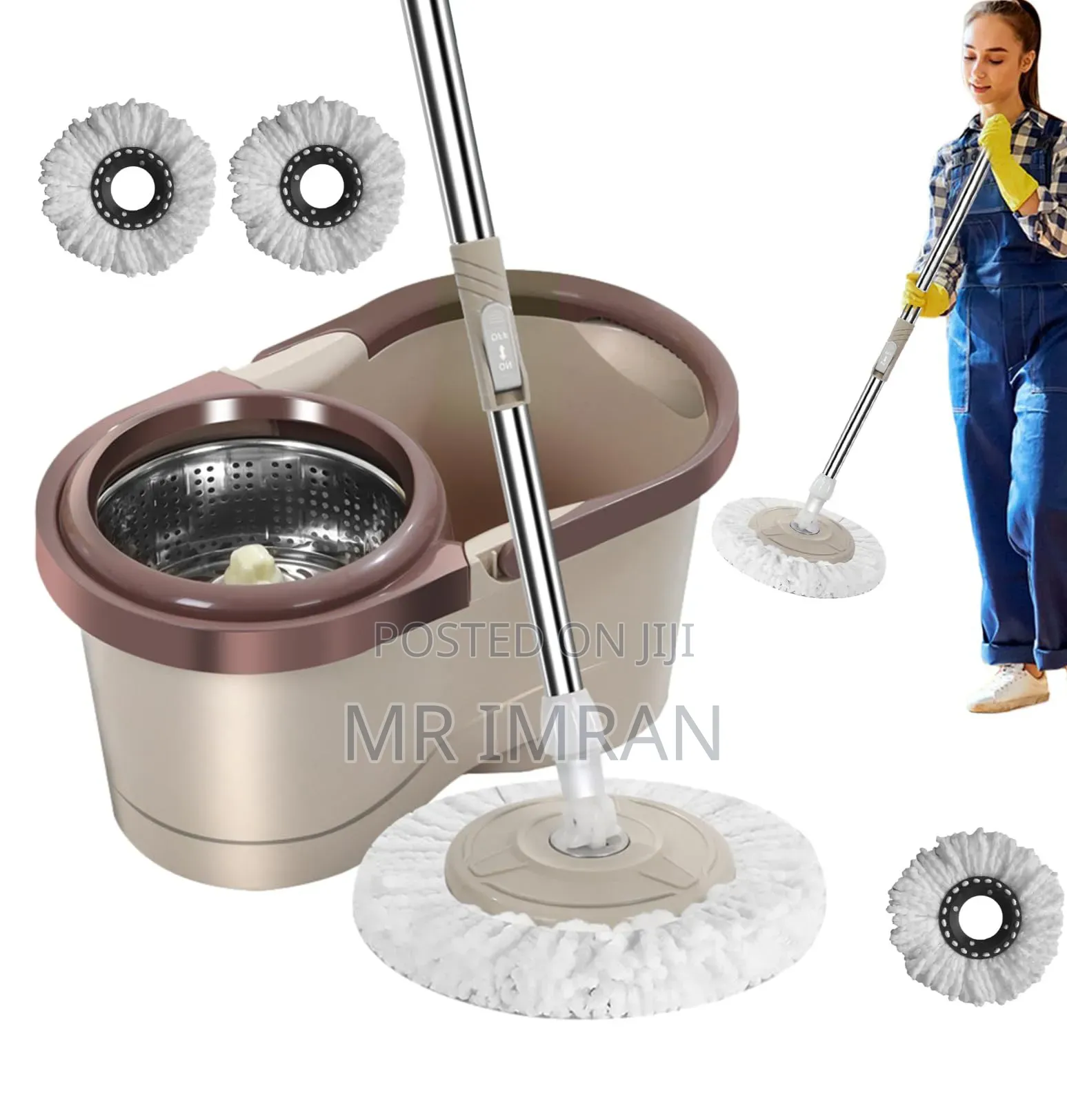 Spin Mop and Bucket Set