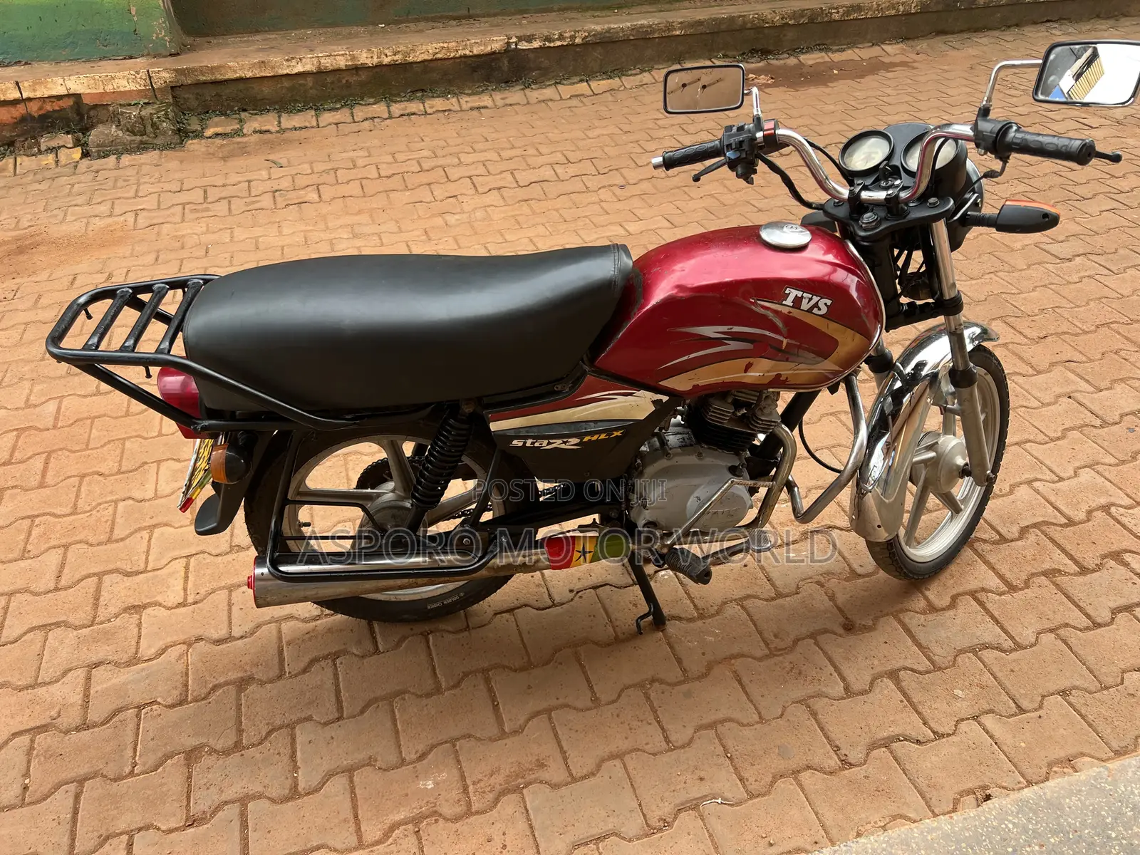 TVS XL 100 2020 Red