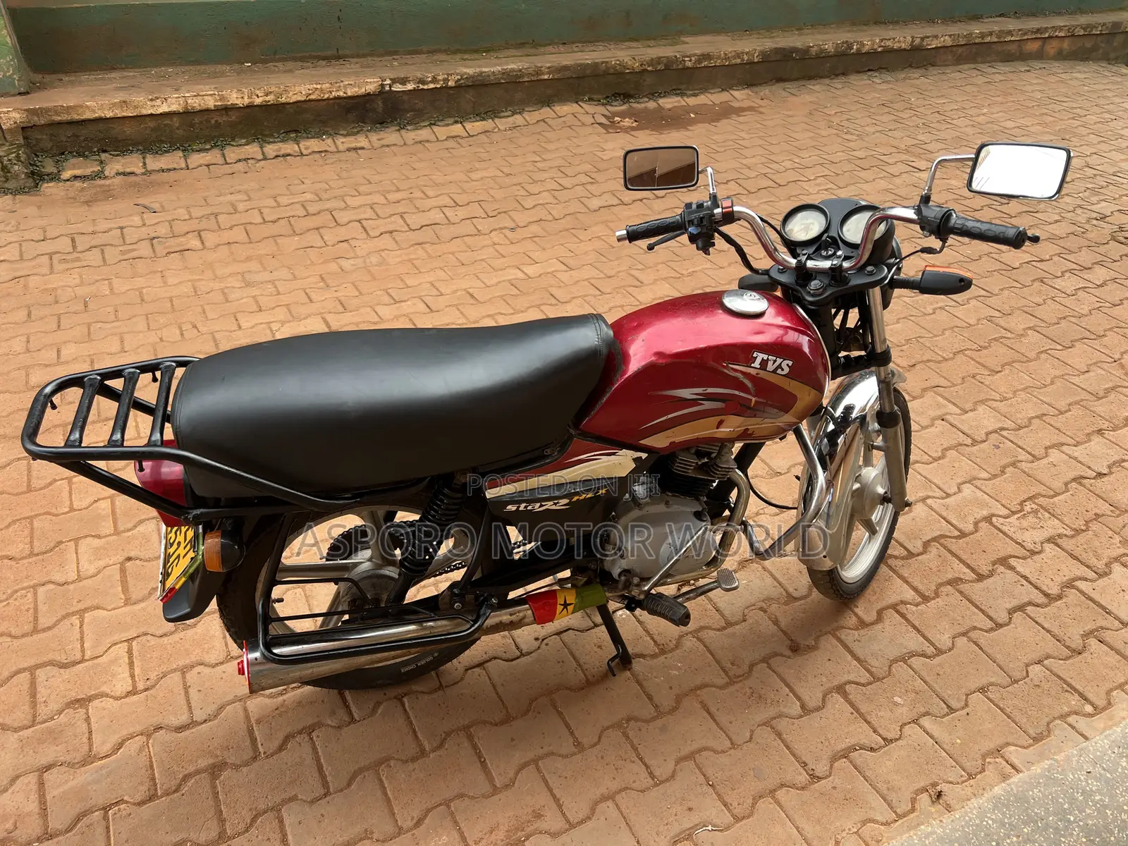 TVS XL 100 2020 Red