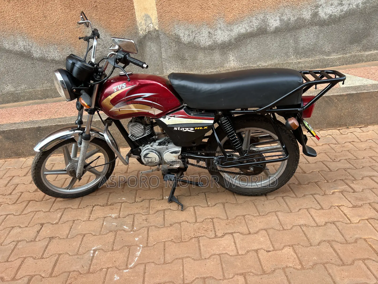 TVS XL 100 2020 Red