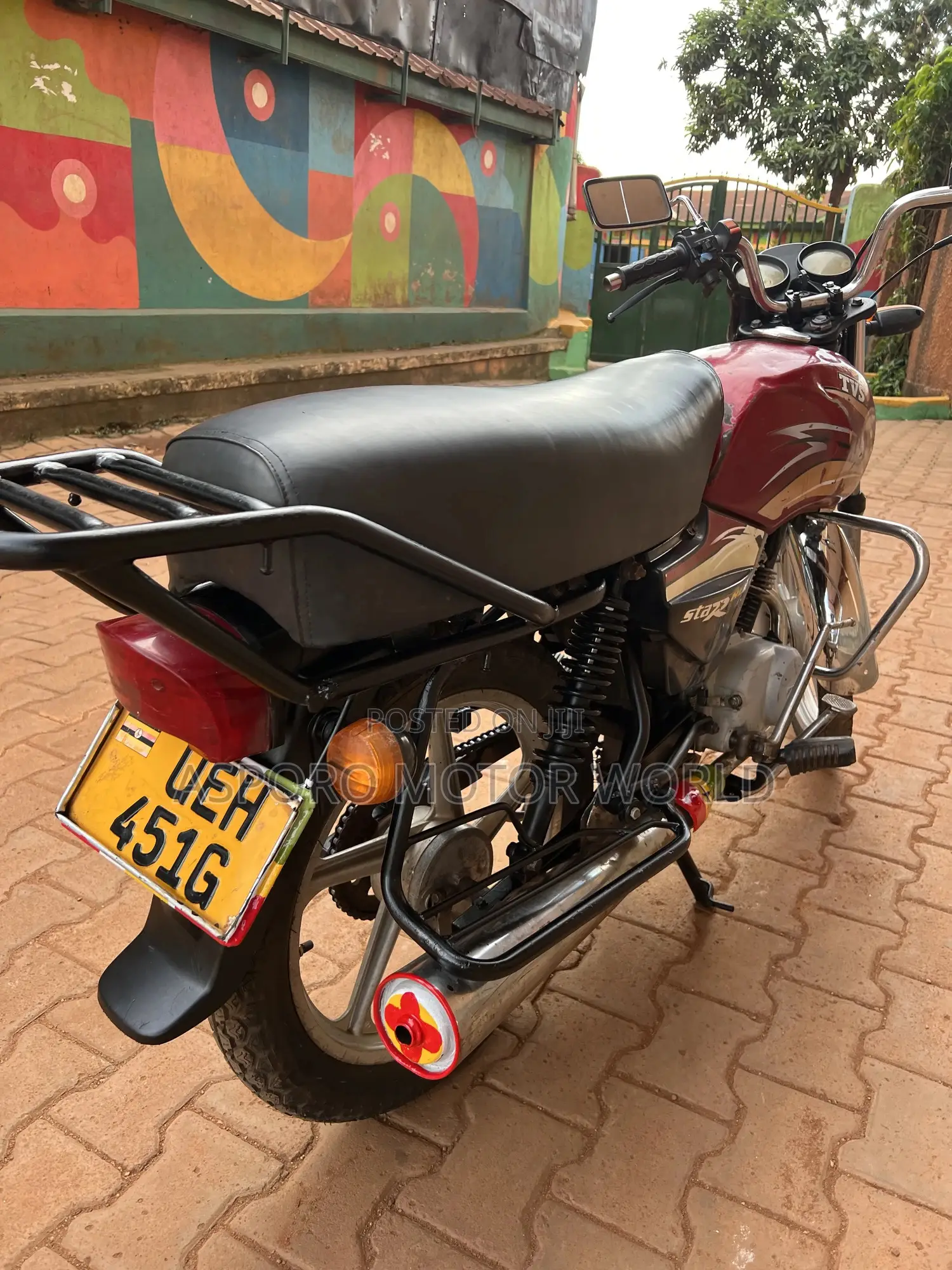 TVS XL 100 2020 Red
