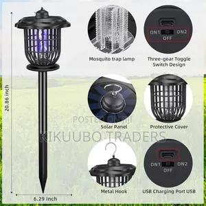 Solar Bug Zapper Outdoor Waterproof
