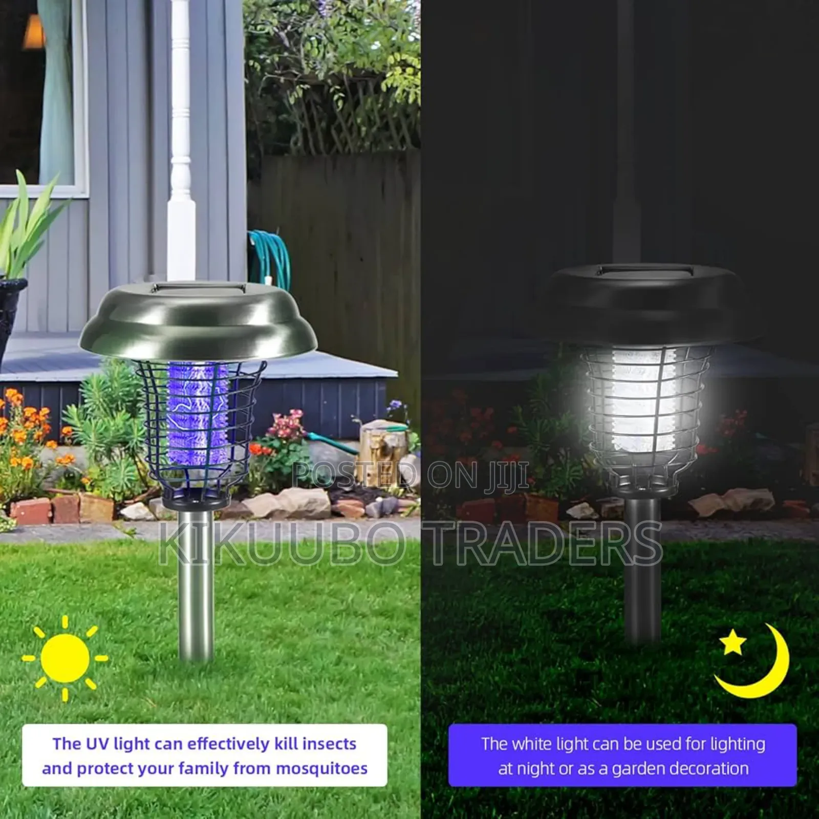 Solar Bug Zapper Outdoor Waterproof