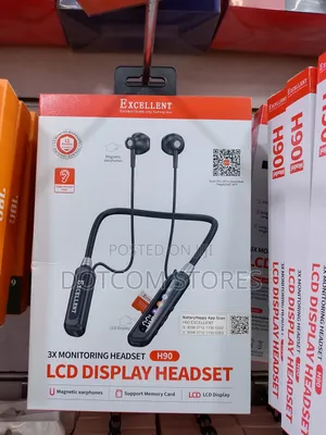 Excellent Brand H90 Magnetic Neckband Headset.