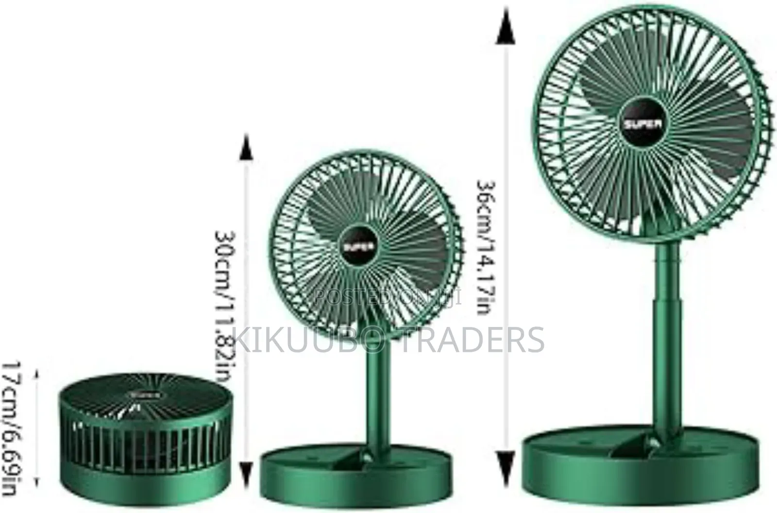Rechargeable Usb Table Fan