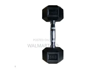 5kg Hex Exercise Dumbbell-Black