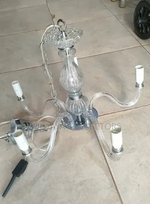 Uk Used Five-Light Venetian Style Chandelier .