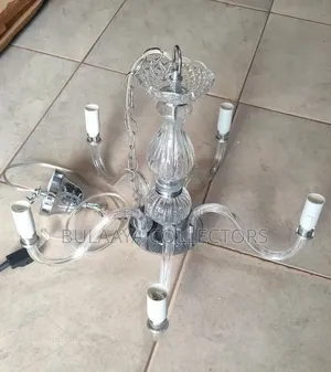 Uk Used Five-Light Venetian Style Chandelier .