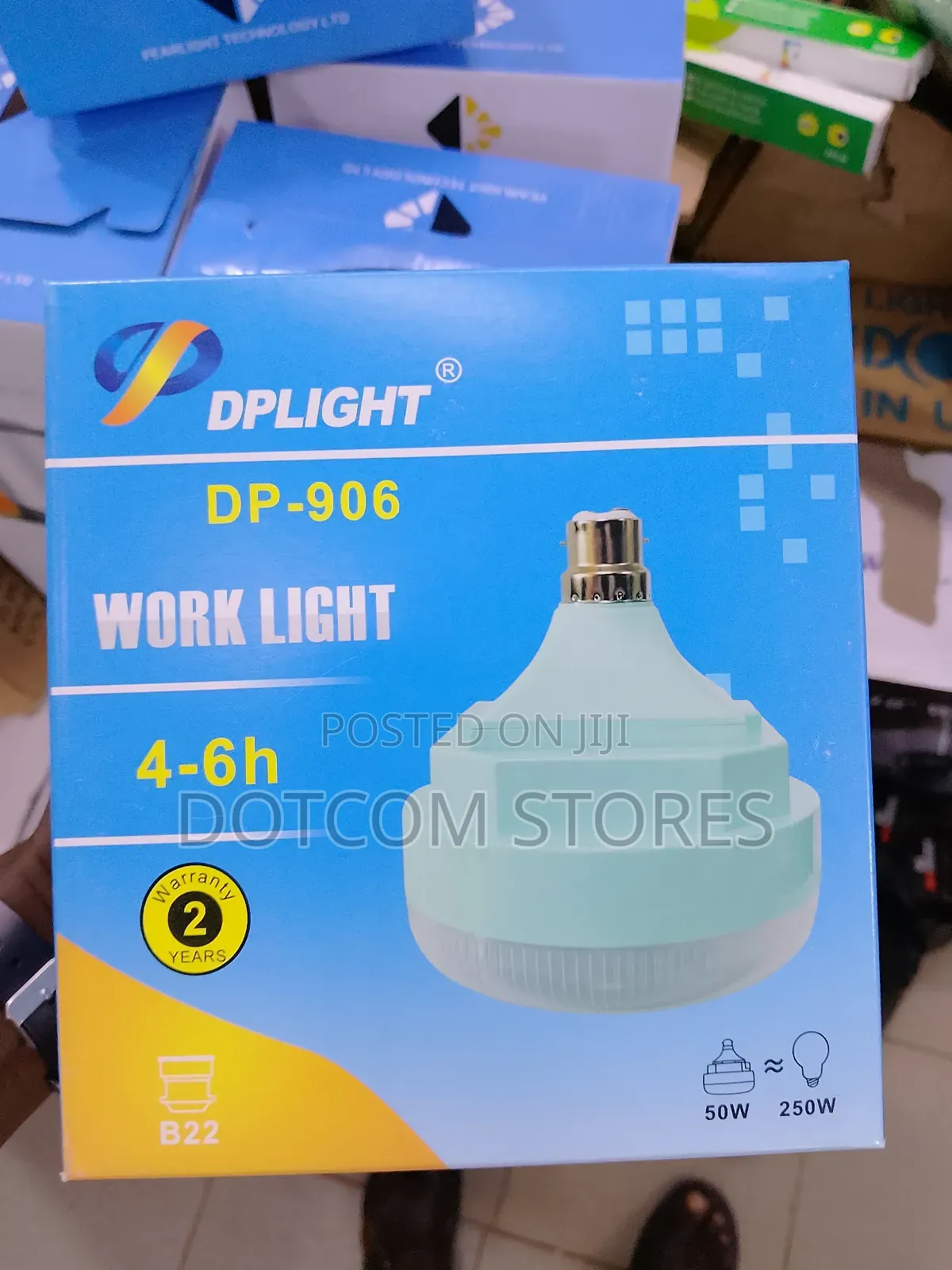 50w Dp-906 Rechargeable Work Light by Pearerht Technology.