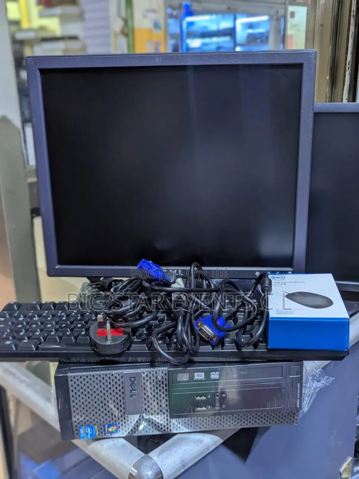 New Desktop Computer Dell 8GB Intel Core i3 HDD 500GB