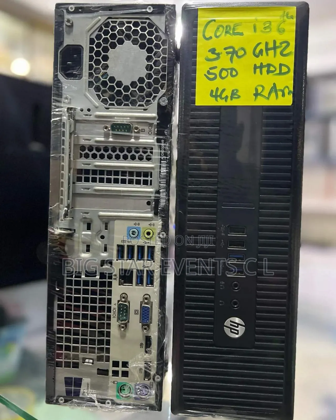 New Desktop Computer HP 8GB Intel Core i3 HDD 500GB