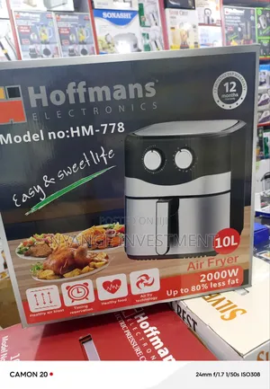 10l Air Fryer. Hoffman Air Fryer 10litres