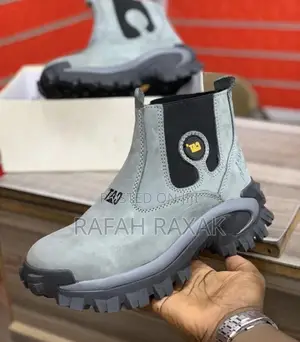 Original Grey Caterpillar (Cat) Hard Work Casual Ankle Boots