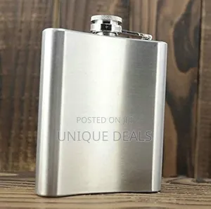 Hip Flask Stainless Steel 8oz (230 Ml) - Alcoholic Beverage Holder