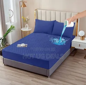 5x6 Waterproof Quilted Mattress Protector - Navy Blue