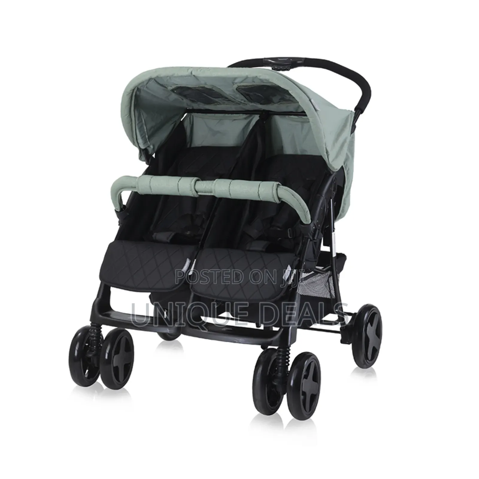Twin Stroller for Two Babies, Foldable Double Infant Toddler Sit