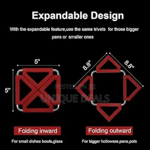 Silicone Trivet Mat Expandable Hot Pot Holder