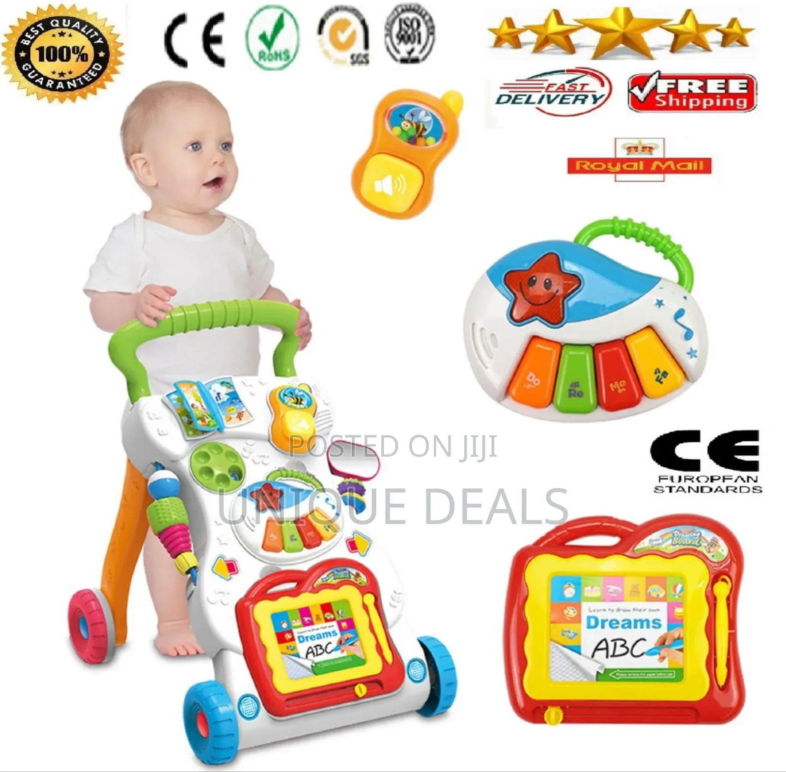 Baby Walker, With Drawing Board